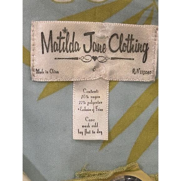 Matilda Jane Button Up Daisy Sun Dress Girls size 8 - Picture 3 of 3